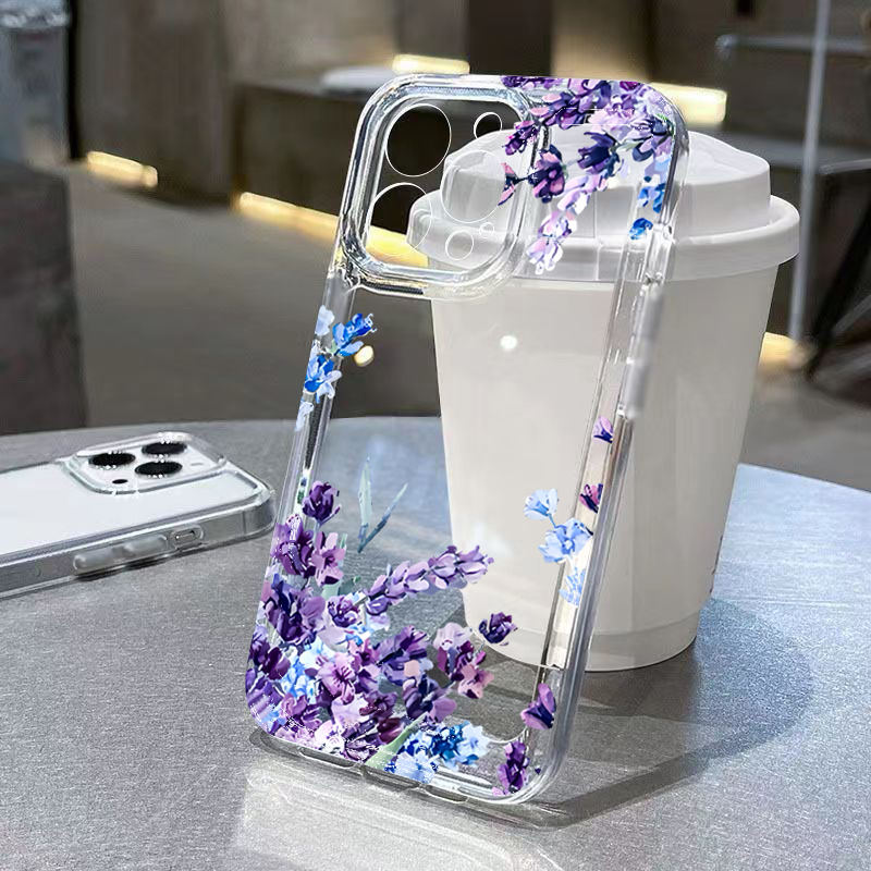 Plants X - Purple Flower Soft TPU Phone Case