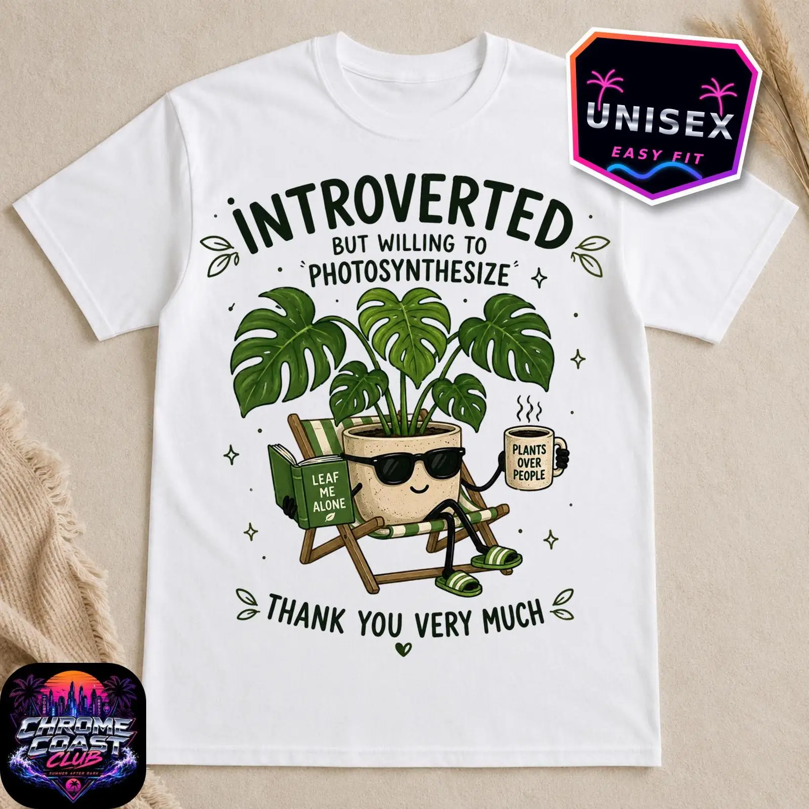Introverted But Willing To Pho - Plant Parent Shirt recension och pris