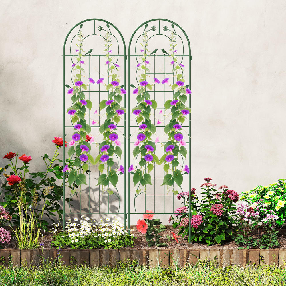 4 Pack 71 X 20 Inches Metal Ga - Plants X recension och pris