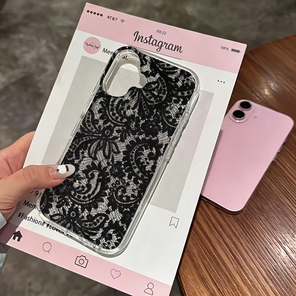 Lace Flowers INS Clear Phone C - Plants X recension och pris
