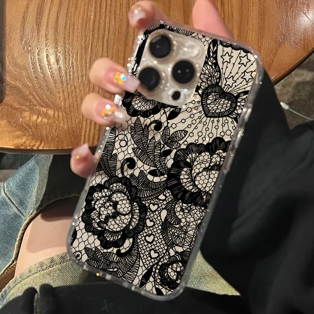 Lace Flowers INS Clear Phone C - Plants X recension och pris