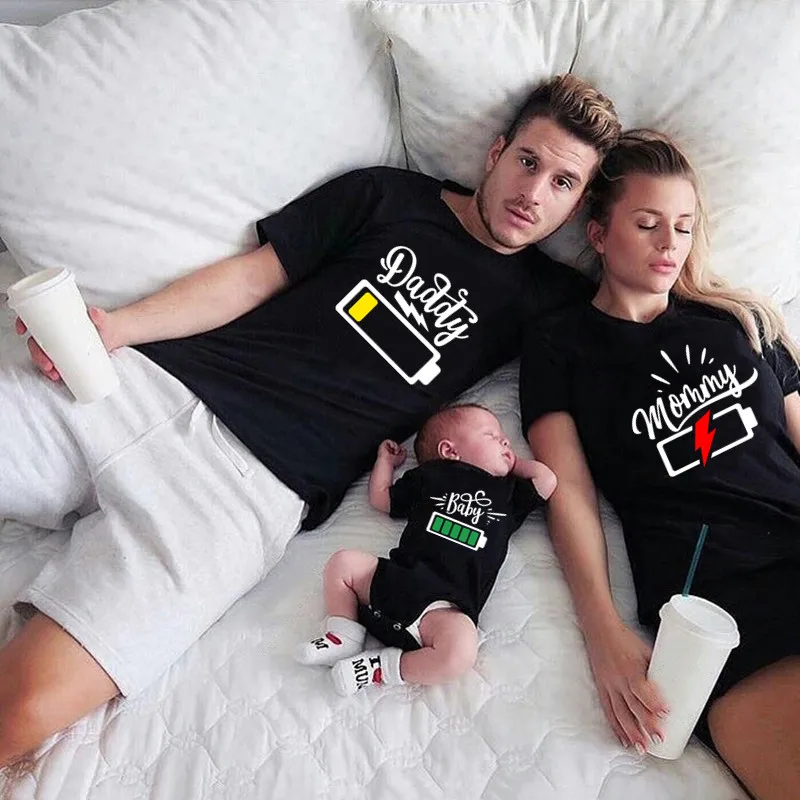 Funny Matching Family Battery  - Plant Parent Shirt recension och pris
