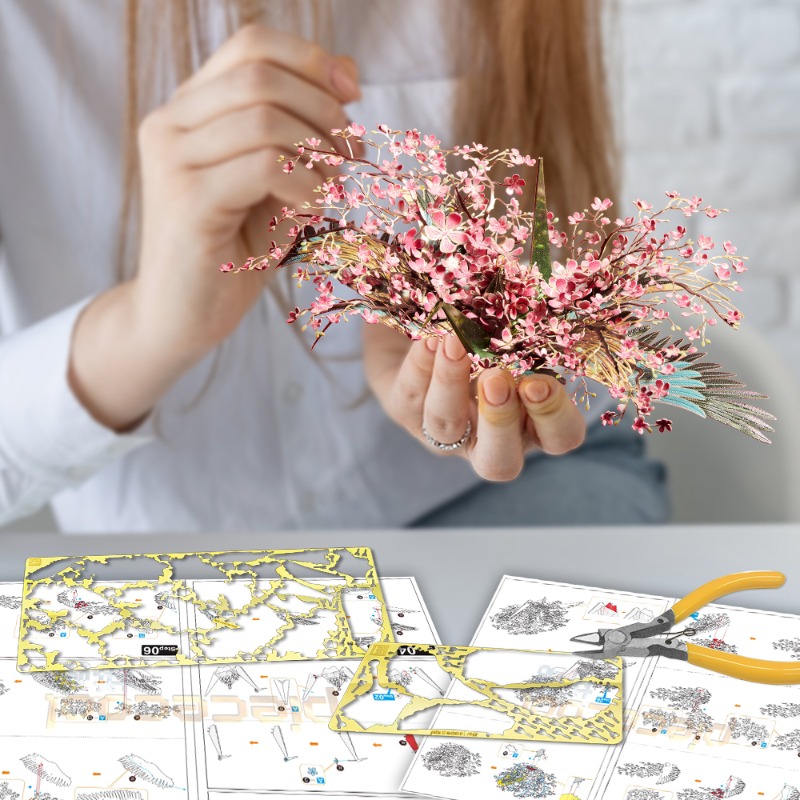 3D Metal Puzzle Flower Model K - Is Plant Parent Free To Use recension och pris