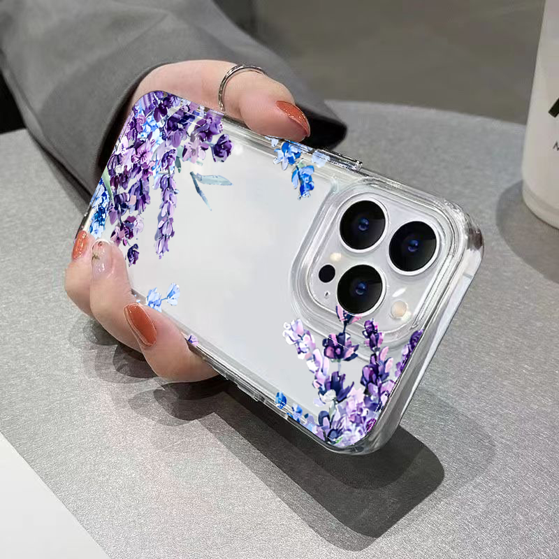Purple Flower Soft TPU Phone C - Plants X recension och pris